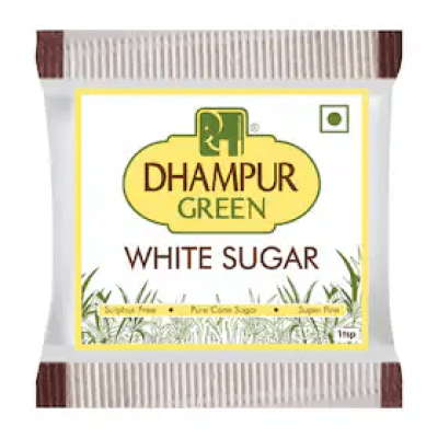 Dhampur Green White Sugar Sachets 5g (200pcs) -1KG pack